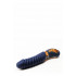 Вибратор рельефный с функцией нагрева Dream Toys синий, 23 х 4 см (45960) – фото 4