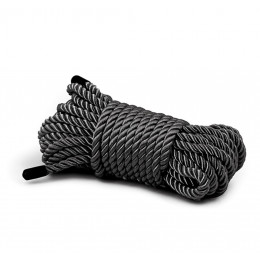 Мотузка для бондажа NS Novelties, чорна – фото