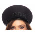 Офицерская шляпа Festival Officer Hat от Rhinestone Leg Avenue, черная (53133) – фото 5