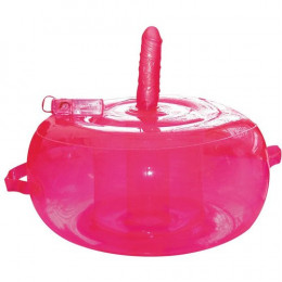 Подушка для секса You2Toys, со встроенным вибратором, розовая – фото