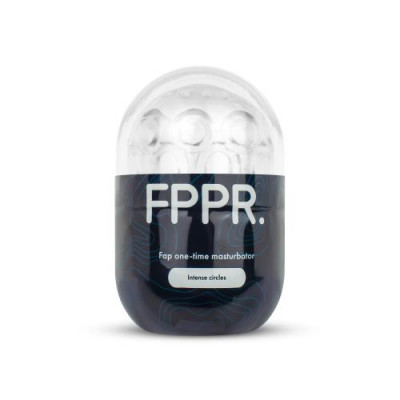 Мастурбатор нереалистичный FPPR, с рельефом, прозрачный (46343) – фото 1
