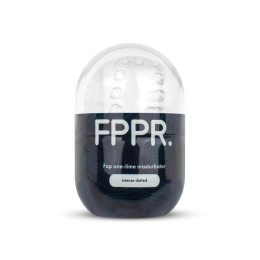 Мастурбатор нереалистичный FPPR, с рельефром, прозрачный
