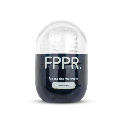 Мастурбатор нереалістичний FPPR, з рельефром, прозорий (46342) – фото 1