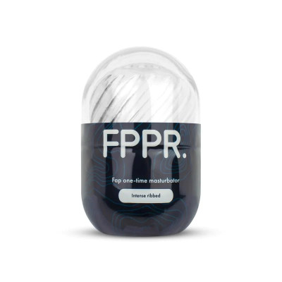 Мастурбатор нереалістичний FPPR, з рельєфом, прозорий (46341) – фото 1