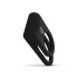 Ерекційне кільце з петлею для мошонки Easytoys, з вібрацією, чорне, 8 х 3 см (46340) – фото 6