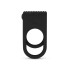 Ерекційне кільце з петлею для мошонки Easytoys, з вібрацією, чорне, 8 х 3 см (46340) – фото 7