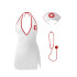 Эротичный костюм медсестры S/M Sunspice, белый, 3 предмета (214580) – фото 3