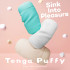 Мастурбатор нереалістичний Tenga Puffy Sugar White, рельєфний, бежевий, 15 х 4.5 см (214949) – фото 8
