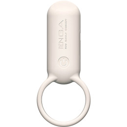 Эрекционное кольцо с вибрацией SVR Tenga, бежевое, 3.1 см – фото