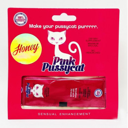 Збудливий препарат для жінок Pink pussycat Honey, зі смаком меду, 1 шт. – фото