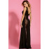 Платье длинное сексуальное L/XL Sunspice, с прозрачными вставками, черное (214559) – фото 2