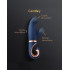 Вібратор-кролик з вигнутою ручкою Gentley G-Vibe, силіконовий, синій, 20 х 4.2 см (216106) – фото 2