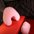 Набір подушок для сексу з отворами для секс-іграшок Sevanda Sit & Ride, рожеві, 2 шт. (216160) – фото 2