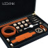 Набор для БДСМ Lockink, натуральная кожа и металл, коричневый, 7 предметов (216161) – фото 9