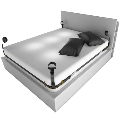 Фіксатори на ліжко Lockink, регульований, чорний (216166) – фото 1