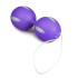 Вагінальні кульки зі зміщеним центром ваги Easytoys, силіконові, фіолетові, 46 г (216427) – фото 2