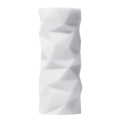 Мастурбатор хай-тек рельєфний Polygon 3D Tenga, білий, 15 х 7 см (216756) – фото 1