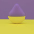Вибратор для клитора Iroha Mini, фиолетово-желтый (216734) – фото 5