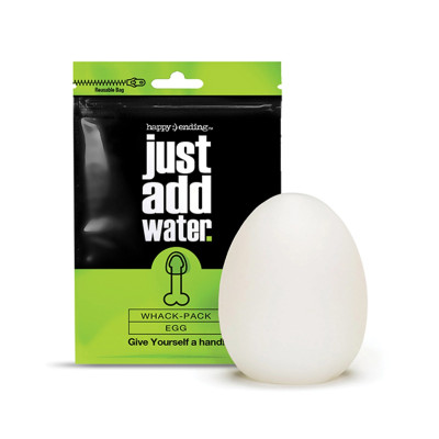 Мастурбатор нереалістичний яйце Happy Endings, білий, 6.3 х 5 см (204891) – фото 1