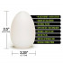 Мастурбатор нереалістичний яйце Happy Endings, білий, 6.3 х 5 см (204891) – фото 3