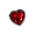 Анальная пробка S с кристаллом в форме сердца Adam & Eve, металлическая, 7.1 х 2.7 см (204781) – фото 3