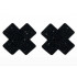 Пэстисы на соски в форме крестов Taboom, черные (203655) – фото 2