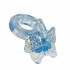 Эрекционное кольцо с вибрацией California Exotic, голубое, 2 см (203802) – фото 2
