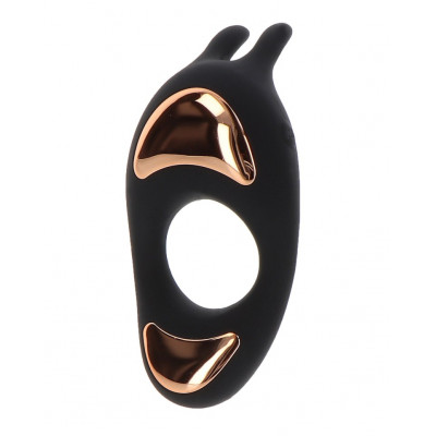 Эрекционное кольцо с вибрацией Toy Joy, черное, 10 х 4.8 см (203761) – фото 1