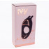 Эрекционное кольцо с вибрацией Toy Joy, черное, 10 х 4.8 см (203761) – фото 6