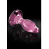 Анальная пробка с присоской Icicles No. 90, стеклянная, розовая, 8 х 3.5 см (203677) – фото 2