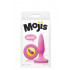 Анальна пробка Mojis #DCK NS Novelties, рожева, 6.5 х 2.2 см (204087) – фото 2