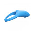 Эрекционное кольцо с вибрацией Shark, голубое, 3.8 см (207147) – фото 2