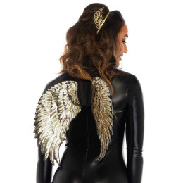 Крылья ангела Leg Avenue, золотые, One Size – фото
