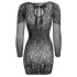 Платье сексуальное кружевное One Size Fifty Shades of Grey, черное (52987) – фото 4