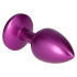 Анальная пробка с кристаллом S Toyz4Lovers, металлическая, фиолетовая, 7 х 2.8 см (206605) – фото 4