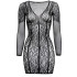 Платье сексуальное кружевное One Size Fifty Shades of Grey, черное (52987) – фото 3