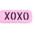 Паддл з написом XOXO, рожевий, 31.5 см (208110) – фото 2