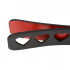 Паддл двойной с вырезами в форме сердечек, красно-черный (208106) – фото 2