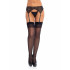 Сексуальний пояс для панчіх One Size Leg Avenue Roxy Rhinestone, зі стразами, чорний (207547) – фото 6