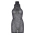 Платье сексуальное с блестками One Size Shimmer Leg Avenue, серебряное (207449) – фото 3