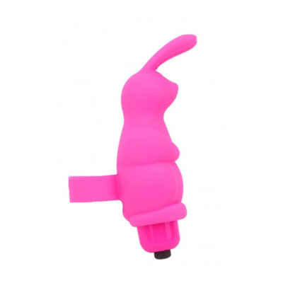 Вибратор на палец Chisa Sweetie Rabbit, розовый, 10 х 3.2 см (29045) – фото 1