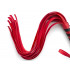 Флоггер с длинными хвостиками, черный с красным переплетом, 45 см (205259) – фото 2