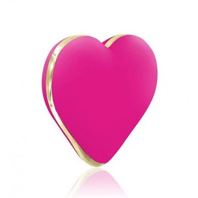 Вібратор для клітора у вигляді серця Rianne s, рожевий (203508) – фото 1