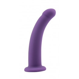 Фаллоимитатор нереалистичный Chisa Bend Over M, фиолетовый, 15 х 3.3 см