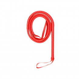 Батіг плетений, червоний, 197 см – фото
