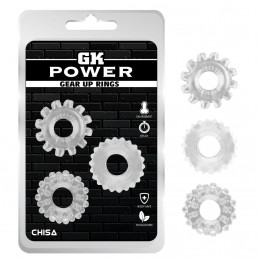 Эрекционное кольцо прозрачное GK Power за 1 шт
