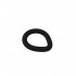 Эрекционное кольцо вытянутой формы,  черное, размер  S (41606) – фото 3