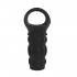 Насадка на пеніс з кільцем на мошонку Chisa GK Power, чорна, 11.5 х 2.8 см (21143) – фото 5