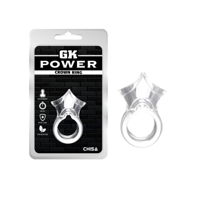 Ерекційне кільце GK POWER CROWN RING прозоре (41341) – фото 1
