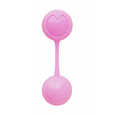 Вагинальные шарики с вибрацией и смещенным центром тяжести Seven Creations, розовые, 100 г (205507) – фото 1